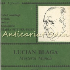 Mesterul Manole - Lucian Blaga