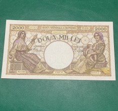 Bancnota 2000 lei 23 martie 1943 foto