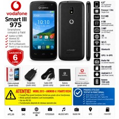 Telefon Vodafone Smart III 975 4 3G Android , Utilizat , Garantie 6 Luni