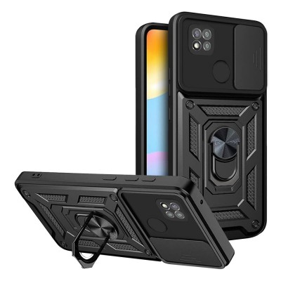Husa Xiaomi Redmi 9C protectie camera Techsuit CamShield Series, negru foto