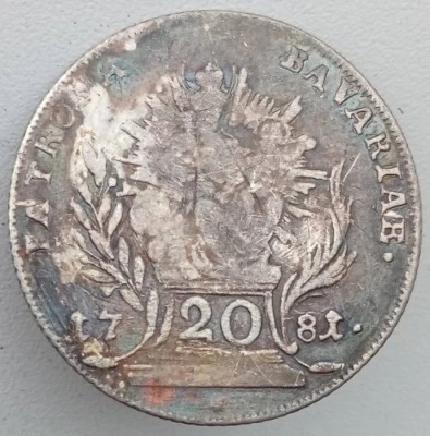Moneda Bavaria - 20 Kreuzer 1781 - A - Argint foto