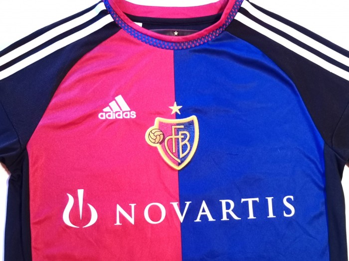 Tricou ADIDAS fotbal - FC BASEL (marime XL copii 15/16 ani) nr.36 ELIA