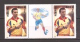 Ro 2001,LP 1548a - Hagi 17 ani sub tricolor, cu vinieta, Eroare MNH (descriere), Nestampilat