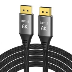 Cablu Displayport 8K60Hz/4K144Hz 7.5m brodat Negru, kport13-07