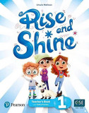 Rise and Shine Pre A1, Level 1, Teacher&#039;s Book and eBook with Digital Resources - Paperback brosat - Ursula Mallows - Pearson