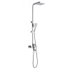 Set Dus Leziter Mauna 80x120cm, Ploaie Tropicala, Robinet Mixer Alama, Inox