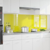 Cumpara ieftin Spate de bucătărie 2 pcs Galben 90 x 60 cm sticlă securizată