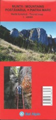 Mountains / Muntii Postavarul &amp; Piatra mare - Tourist map / Harta turistica 1 : 40 000