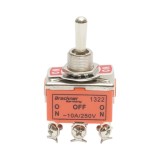 Comutator 3 pozitii ON-OFF-ON 220V 10A Breckner Germany model 1322