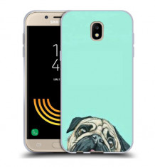 Husa Samsung Galaxy J5 2017 J530 Silicon Gel Tpu Model Curious Pug foto