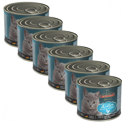 Conservă pntru pisici Leonardo Kitten 6 x 200 g foto