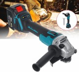 Cumpara ieftin Polizor unghiular fara fir, 4 viteze, albastru + negru, 800W, 125mm