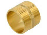 Niplu tată-tată hexagonal alamă CW617N GEBO 280-9BR - Termo&icirc;mbinare durabilă