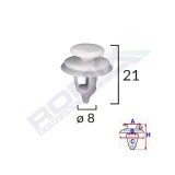 Clips Tapiterie Pentru Citroen/Peugeot - Alb Set 10 Buc 132112 11261-RMX