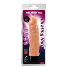 Vibrator Real Touch Vibrating Hard On-Natural foto