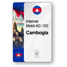 eSIM Internet Cambodgia, valabil 7 zile, trafic 1 GB, Standard