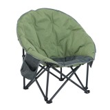 Scaun camping Luna New Grandio Mob, pliant, structura metal, verde + negru, 84 x 59 x 83 cm