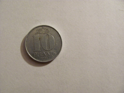 CY - 10 pfennig 1963 RDG / Germania / aluminiu foto