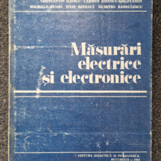 MASURARI ELECTRICE SI ELECTRONICE - Iliescu, Ionescu-Golovanov