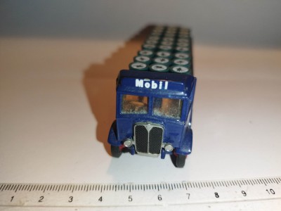 bnk jc EFE AEC Mammoth 8 Wheel Dropside &amp;amp; Barrels - Mobil Oil 1/76 foto