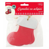 Accesorii craft - AD222 Cizmulici cu sclipici spuma DACO