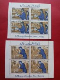 RAS AL KHAIMA, KENNEDY - BLOCURI MNH, Nestampilat