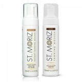 Set 2 spume autobronzante profesionale St Moriz Instant Tanning Mousse