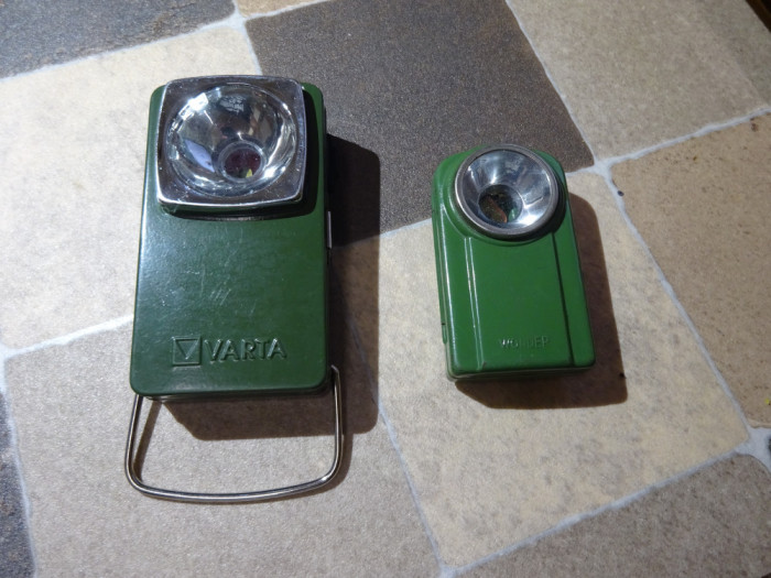 Lanterna metalica vintage Varta /Wonder