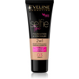 Cumpara ieftin Eveline Cosmetics Selfie Time make-up si corector 2 in 1 culoare 03 Vanilla 30 ml