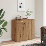 Gossi dulap, stejar artizanal, 80x36x75 cm, lemn prelucrat