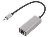 Akyga Adaptor USB la Ethernet Gigabit 10/100/1000Mbps, 0.15m