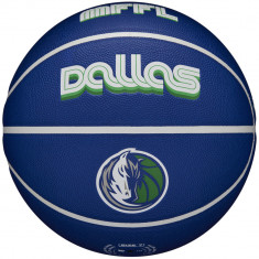 Mingi de baschet Wilson NBA Team City Collector Dallas Mavericks Ball WZ4016407ID albastru