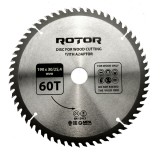 Disc taiat lemn ROTOR 190*30/25,4 cu adaptor 60T Innovative ReliableTools