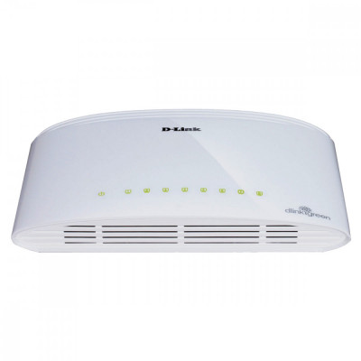 SWITCH D-LINK; model: DGS-1008D; PORTURI: 8 x RJ-45 10/100/1000 foto