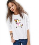 Cumpara ieftin Bluza dama alba Cool Unicorn - S, THEICONIC