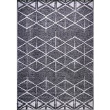 Covor Model Kolibri 11258-198, Marime 80 x 150 cm, Gri, Inaltime Fir 9 mm, Antialergic, Polipropilena, Living, Dormitor, Sufragerie, Birou