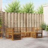 vidaXL Seturi de canapele 6 pcs natural Lemn Solid de Acacia 3375379