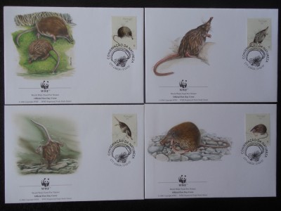 Portugalia-WWF,FDC fauna-set complet foto