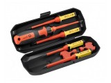 Set 8 Surubelnite Izolate 1000V H&Ouml;GERT TECHNIK, Phillips + Plate, VDE, Profesional