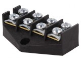 Regletă de Conexiuni cu Șurub 10mm2 57A 4 Piste