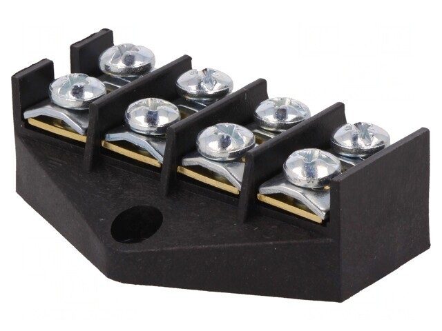 Regletă de Conexiuni cu Șurub 10mm2 57A 4 Piste