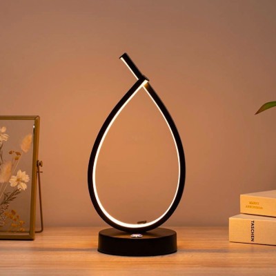 Veioza LED Genesis, 10W, Lumina Rece/Calda/Neutra, Metal si Acril, Negru ModernLight Concept foto