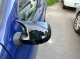 Capace oglinda tip BATMAN compatibile cu Dacia Logan I PH2 2008-2012 / Sandero I 2008-2012 negru lucios BAT10024, Lumi LUXURY