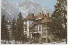Busteni-Vila la Busteni , (Vila &amp;quot;Parc&amp;quot;),carte postala RPR foto