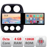 Navigatie Jeep Compass 2010-2016 Manual Kit-2500 Edotec 2 ecrane 8 core 4+128 21.6 inch Incell android Wifi 5Ghz gps internet 32 CarStore Technology