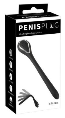 Penis Plug Vibrating Bendable Dilator (13,5 cm) foto