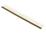 Şir pini mamă 50 pini 2,54mm THT aurit