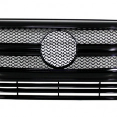 Grila Centrala compatibil cu Mercedes W463 G-Class (1990-2012) 2012 G65 G63 Design Negru Lucios FGMBW463AMGAB