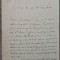 Scrisoare olografa Sigismund Chernbach, medicul sef al orasului Dorohoi, 1893