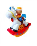 Cowboy pe cal, Balanseaza lumineaza si canta, Rosu, 17135SX